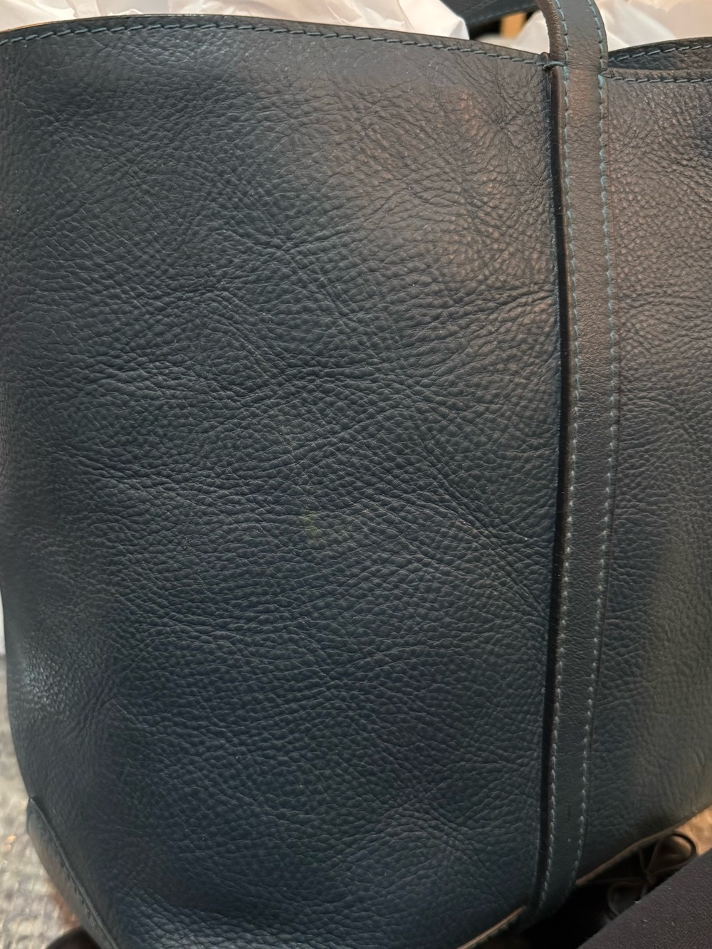 Lindquist Chelito Leather Tote in Tidal - Picture 5 of 8